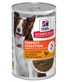 Hill's Science Plan Perfect Digestion per Cani adult con Pollo e Verdure da 363 gr