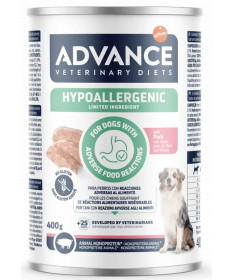 Advance Veterinary Diets Hypoallergenic per Cani con Maiale da 400 gr