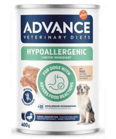 Advance Veterinary Diets Hypoallergenic per Cani con Anatra da 400 gr