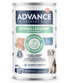 Advance Veterinary Diets Hypoallergenic per Cani con Trota da 400 gr