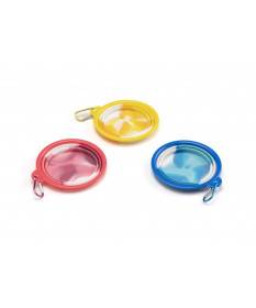 Leopet ciotola da viaggio in silicone Rosa/azzurra/gialla 1000 ml