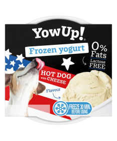 YowUp frozen yogurt per cani e gatti Hot Dog e Formaggio da 110 gr