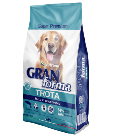 Gran Forma Low Fat per Cani M/M con Trota da 12 kg + OMAGGIO