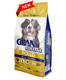 Gran Forma Super Premium per Cani M/M al Pollo da 12 kg+OMAGGIO