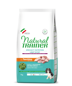 Trainer Natural Light in Fat per Cani Adult Mini con Tacchino da 7 kg