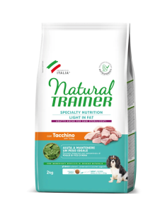 Trainer Natural Light in Fat per Cani Adult Small con Carni Bianche da 2 Kg