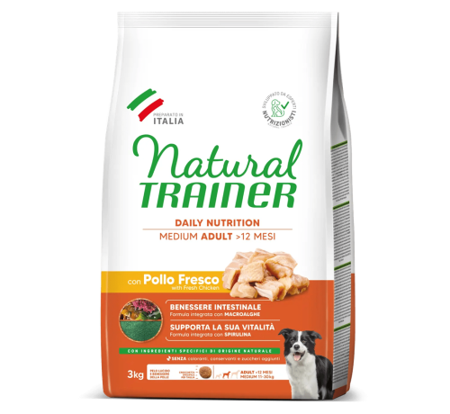 Trainer Natural per Cane Adult Medium da 3 Kg