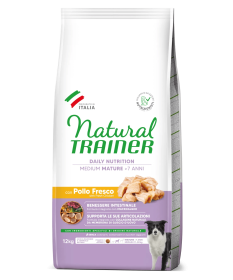 Trainer Natural per Cane Maturity 7+ Medium con Pollo Fresco da 12 Kg