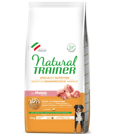 Trainer Natural Sensitive No Gluten per Cane Adult Medium/Maxi da 12 Kg