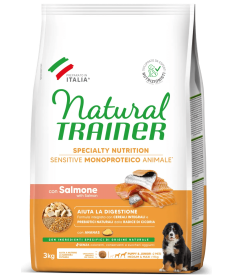 Trainer Natural Sensitive per Cani Puppy Medium/Maxi con Salmone da 3 Kg