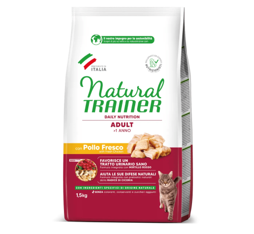 Trainer Natural per Gatto Adult con Pollo Fresco da 1,5 Kg