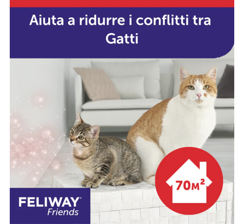 Feliway Friends ricarica 48 ml