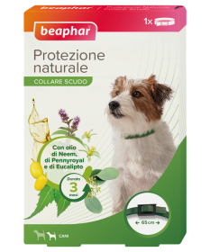 Beaphar protezione naturale collare piccolo/medio cane 65 cm