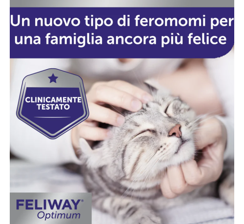 Feliway Optimum Happy Family per gatti ricarica 48 ml