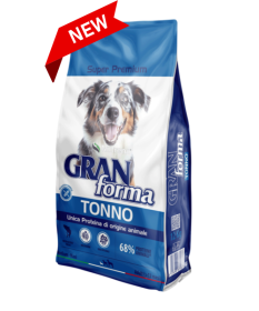 Gran Forma Monoproteico per Cani al Tonno da 12 kg + OMAGGIO