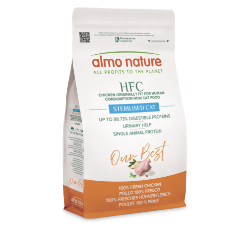 Almo Nature HFC Our Best per Gatti Sterilizzati da 1,2 Kg