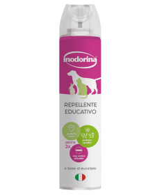 Inodorina Spray Repellente Educativo per Cani e Gatti da 300 ml