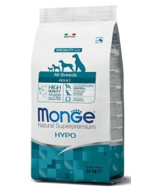 Monge Natural Superpremium Hypoallegenic All Breeds con Salmone e Tonno per Cane da 12 kg