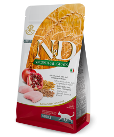 Farmina Ancestral Grain per Gatti con Pollo, Farro, Avena e Melograno da 5 kg 