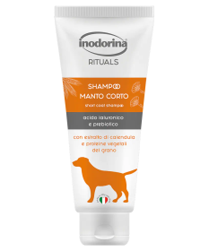 Inodorina Rituals Shampoo per Manto Corto con Estratto di Calendula e Proteine Vegetali del grano da 250 ml