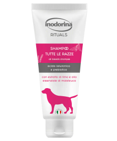 Inodorina Rituals Shampoo per tutte le Razze con Estratto di Timo e Olio Essenziale di Maleleuca da 250 ml 