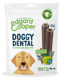 Edgard&Cooper Dental Snack per Cani Large con Mela&Eucalipto da 240 gr