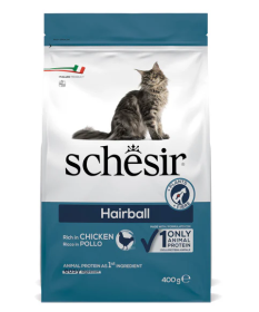 Schesir Dry Cat Hairball con Pollo da 400g