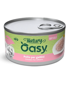Oasy Natury Jelly per Kitten con Pollo da 85 gr
