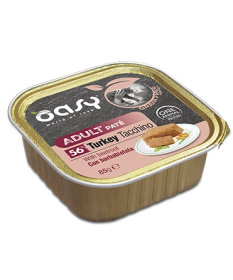 Oasy Grain Free Patè per Gatti Adulti al Tacchino con Barbabietola da 85 gr 