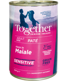 Together Patè Sensitive Grain Free per Cani Adulti All Breeds da 400 gr