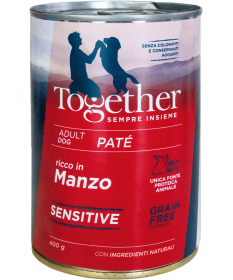 Together Patè Sensitive Grain Free per Cani Adulti All Breeds da 400 gr 2