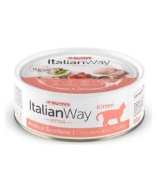 Italian Way Wet per Gatto Kitten con Pollo e Tacchino da 80 gr