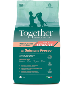 Together Sensitive per Cani Adult M/L con Salmone da 12 Kg