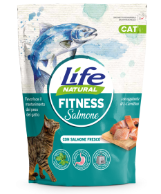 Life per Gatti Adulti Fitness con Salmone da 800 gr