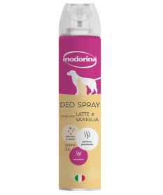 Inodorina Deo Spray per Cane Profumo Latte e Vaniglia da 300 ml