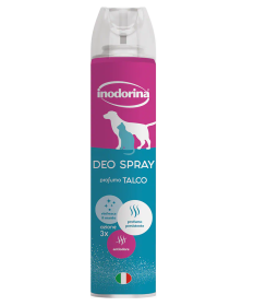 Inodorina Deo Spray al Talco per Cani e Gatti da 300 ml