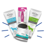 Inodorina Kit Manti Lunghi - Shampoo, Balsamo, Cardatore M e Maschera Manto per Cani e Gatti 