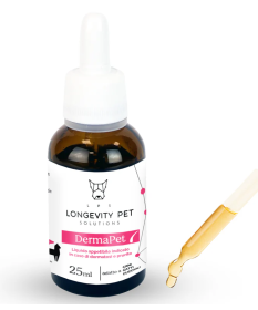 Longevity Pet Derma Pet Gocce per Cani e Gatti da 25 ml