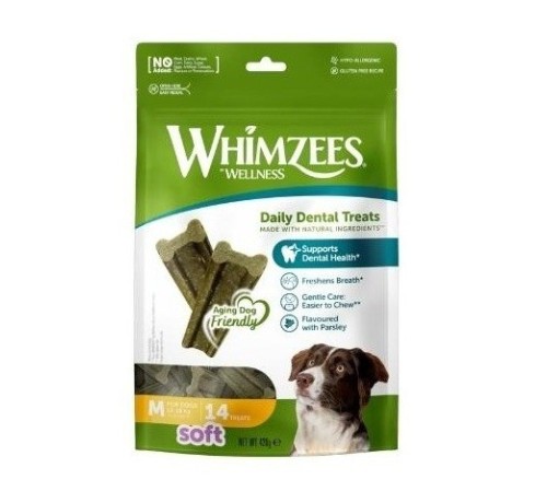 Whimzees Dental Snack Soft Medium da 14 Pz