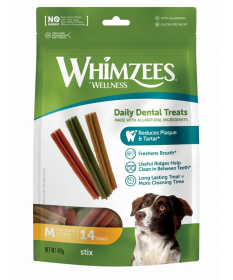 Whimzees Dental Snack Stix Medium da 14 Pz