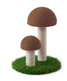 LeoPet Tiragraffi Fungo Marrone 30x30x35 cm