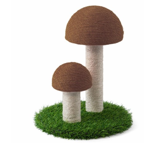 LeoPet Tiragraffi Fungo Marrone 30x30x35 cm