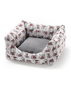 LeoPet Cuccia Romeo quadrata per gatti 50x50x20h