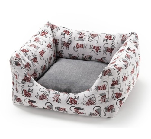 LeoPet Cuccia Romeo quadrata per gatti 50x50x20h