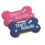 LeoPet Osso grande Auguri Rosa o Azzurro da 130 gr  LeoPet Osso grande Auguri Rosa o Azzurro da 130 gr