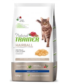 Trainer Solution Gatto Secco Adult Hairball con Pollo  2