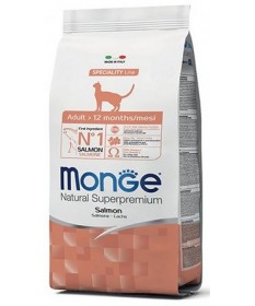 Monge Natural Superpremium per Gatto Adult con Salmone da 10 Kg