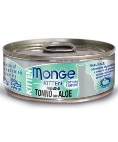 Monge Natural Superpremium Jelly Kitten Gatto Umido Tonno Bonito con Aloe da 80 gr 2