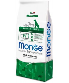 Monge Natural Superpremium Adult Maxi Cane Secco Ricco di Pollo da 12 Kg 2