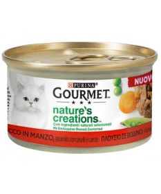 Gourmet Nature's Creations per Gatti Adulti da 85 gr